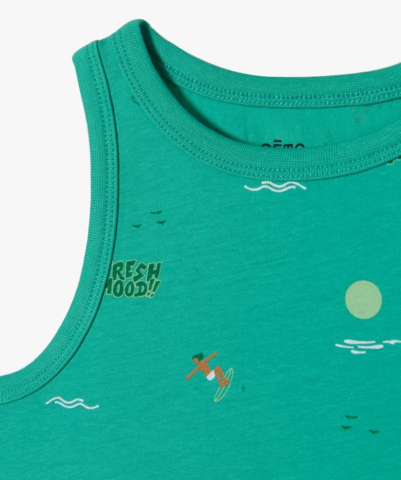 Débardeur garçon avec motifs surf vue2 - GEMO (ENFANT) - GEMO