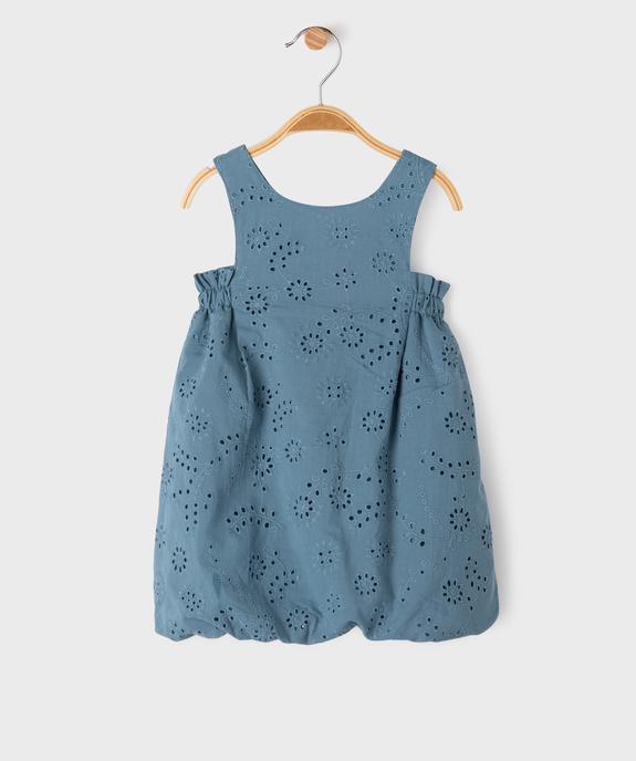 Robe sans manches en broderie anglaise bébé fille vue1 - GEMO(BEBE DEBT) - GEMO