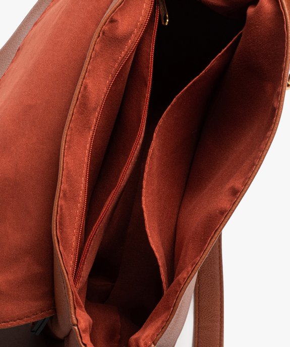 Sac besace femme bimatière femme vue3 - GEMO (ACCESS) - GEMO