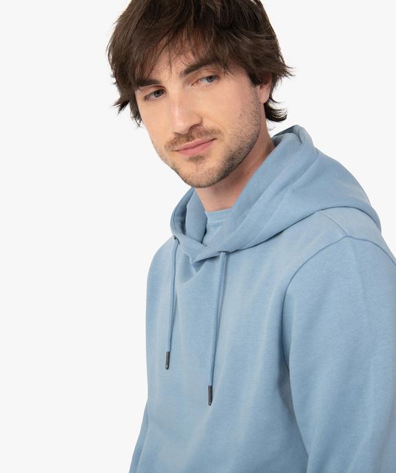 Sweat homme molletonné à capuche vue2 - GEMO (HOMME) - GEMO