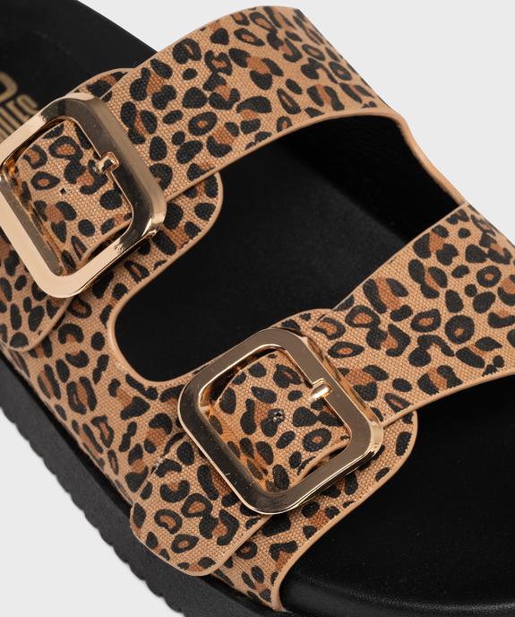 Mules à larges brides ont toile femme - 5 Miles vue6 - 5 MILES - GEMO