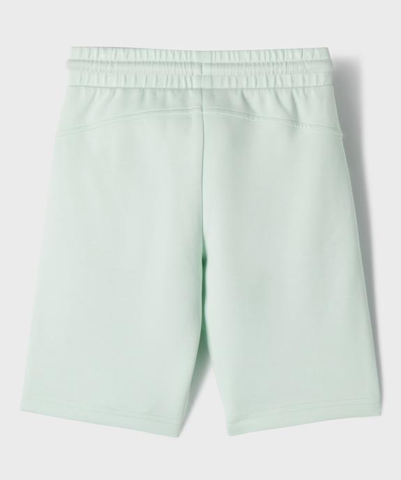 Bermuda en maille extensible à taille élastiquée garçon  vue4 - GEMO (ENFANT) - GEMO