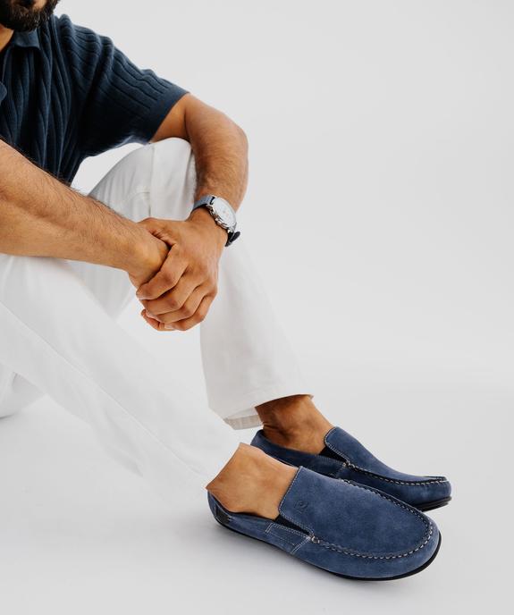 Mocassins en cuir suédé à semelle souple homme - Pierre Cardin vue1 - PIERRE CARDIN DIFFUSION - GEMO