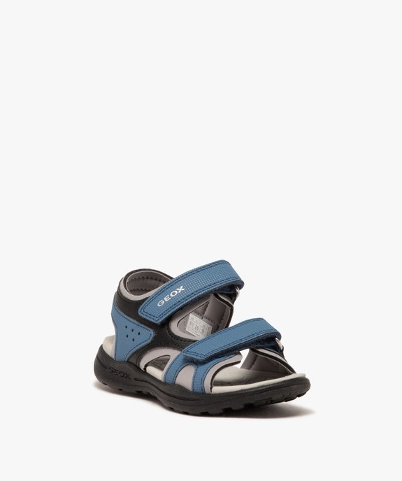 Sandales garçon avec brides scratch style sport - Geox vue2 - GEOX - GEMO