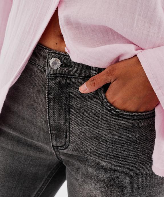 Jean slim taille normale en denim stretch femme vue2 - GEMO 4G FEMME - GEMO