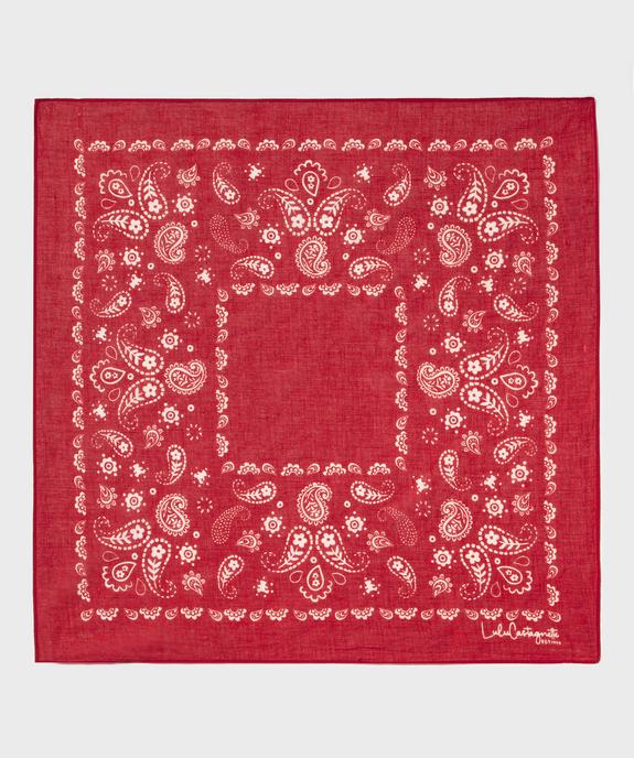 Foulard imprimé façon bandana femme - LuluCastagnette vue1 - LULU CASTAGNETT - GEMO