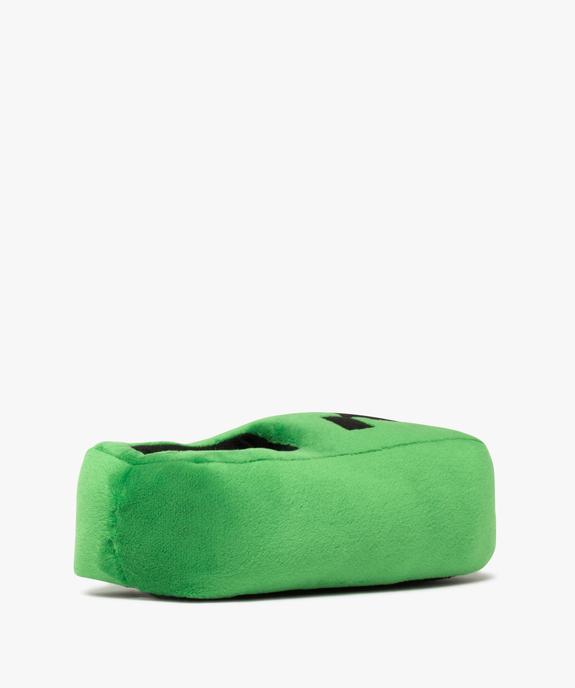 Chaussons garçon en volume à bout carré Minecraft vue11 - MINECRAFT - GEMO