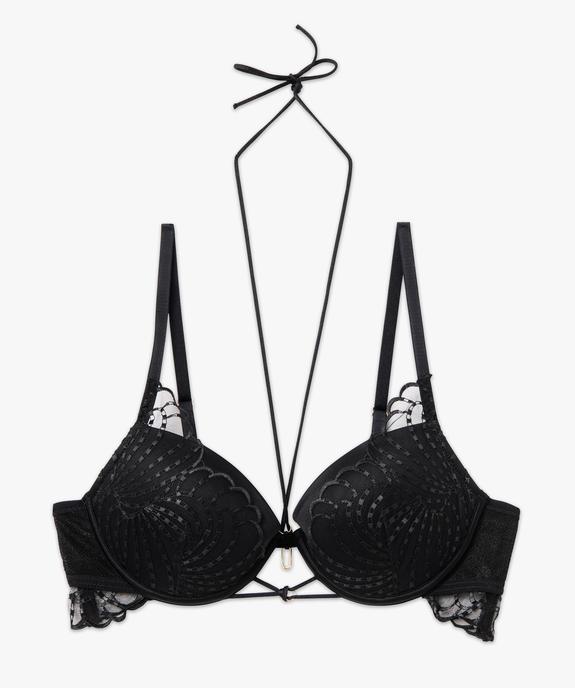 Soutien-gorge push-up à armatures en dentelle vue4 - GEMO(HOMWR FEM) - GEMO