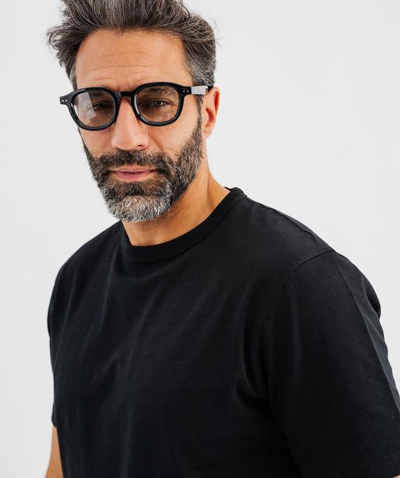 Tee-shirt manches courtes et col rond homme vue2 - GEMO (HOMME) - GEMO