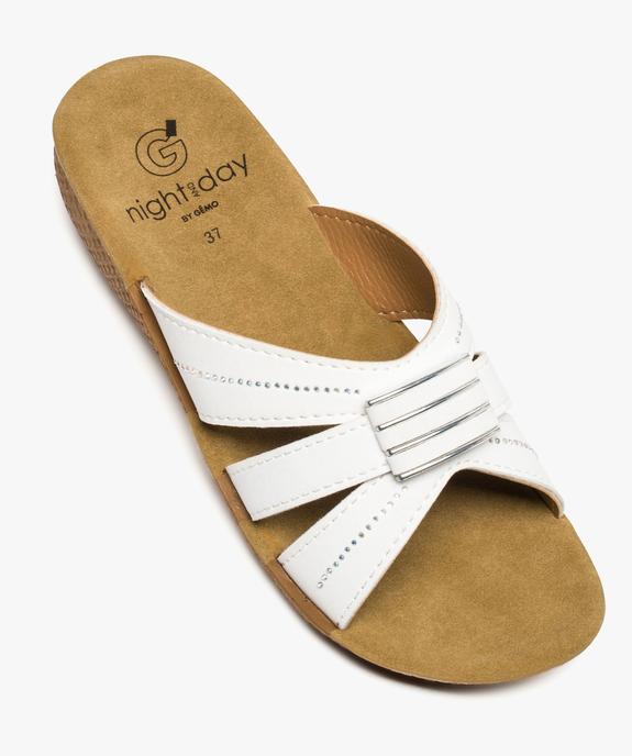 Mule compensée à strass vue5 - GEMO (CONFORT) - GEMO