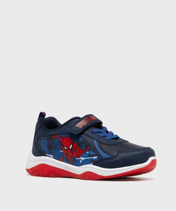 Baskets à scratch à motif Spiderman à semelle lumineuse garçon - Marvel vue2 - SPIDERMAN - GEMO