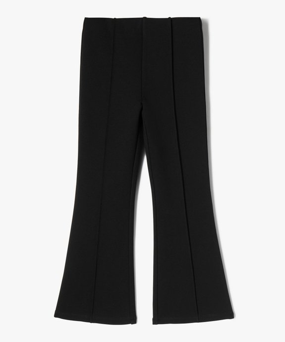 Pantalon en maille coupe flare fille vue1 - GEMO 4G FILLE - GEMO