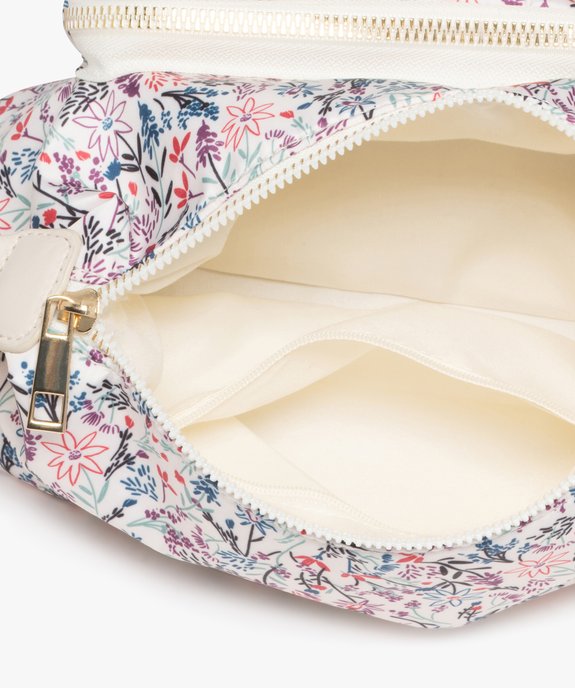 Sac à bandoulière petit format en toile femme vue5 - GEMO 4G FEMME - GEMO