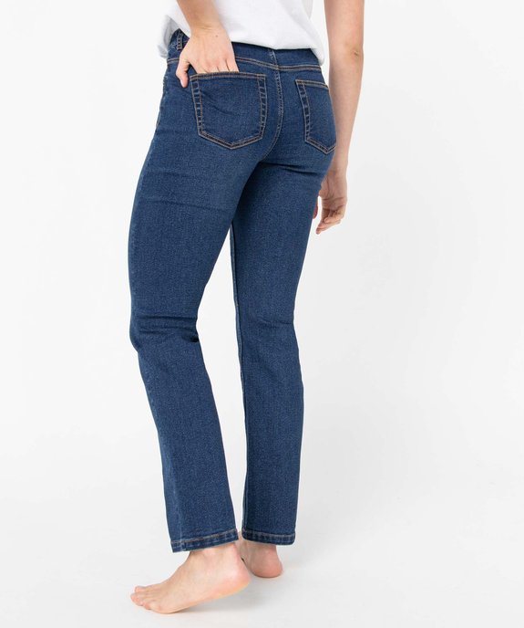 Jean coupe Regular taille normale femme - L26 vue3 - GEMO 4G FEMME - GEMO