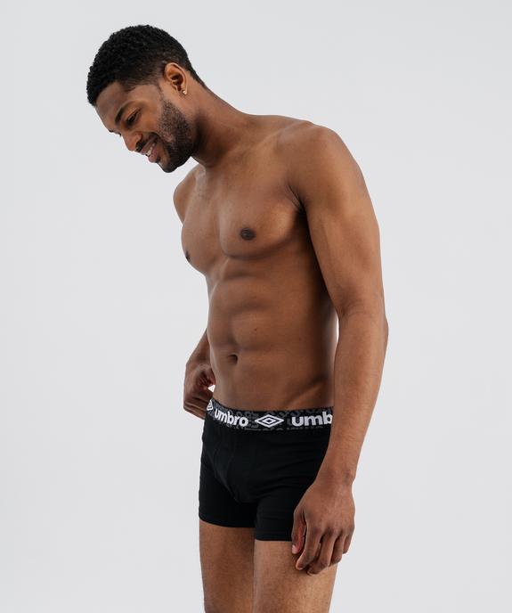 Boxers en coton stretch homme (lot de 3) - Umbro vue5 - UMBRO - GEMO