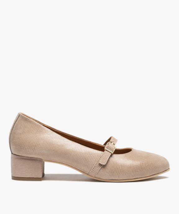 Escarpins femme à fine bride dessus cuir uni – Pierre Cardin D vue1 - PIERRE CARDIN D - GEMO
