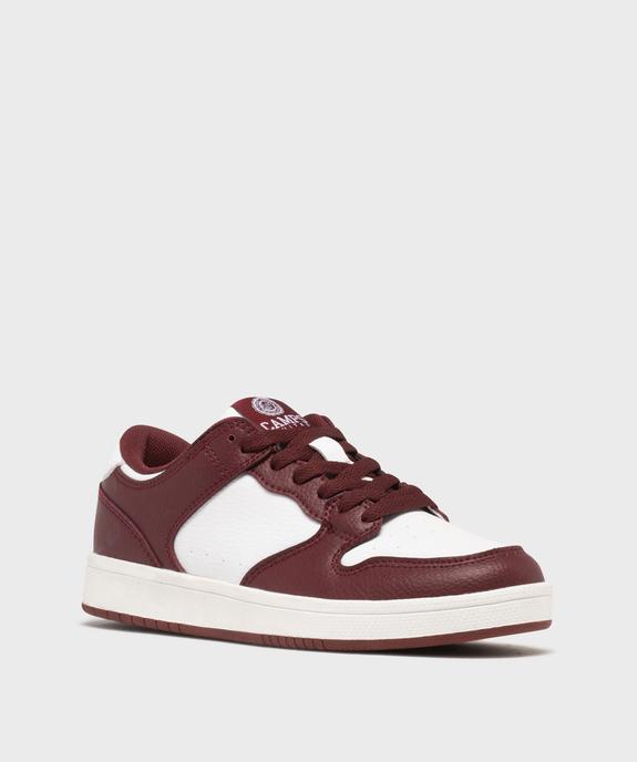 Baskets basses bicolores et grainées femme - Camps United vue2 - CAMPS GEMO FOR GOOD - GEMO