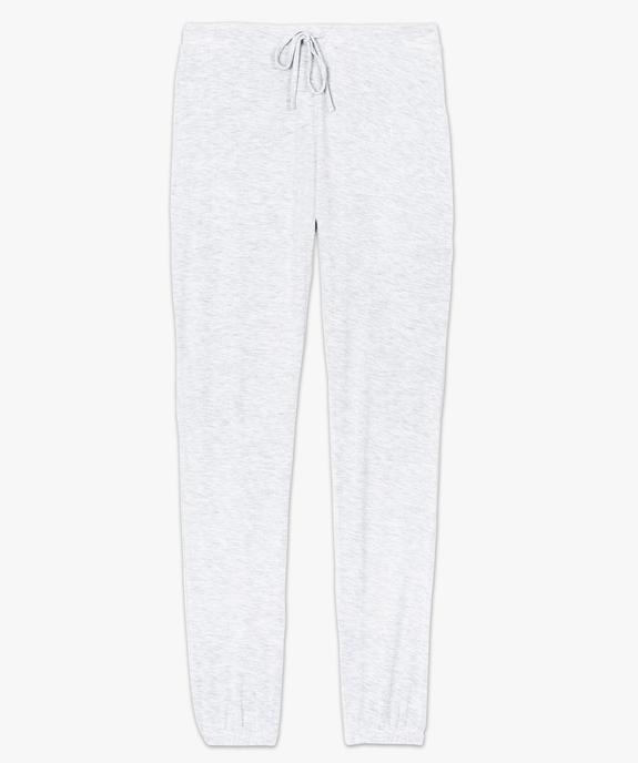 Bas de pyjama femme fluide avec taille élastiquée vue4 - GEMO(HOMWR FEM) - GEMO