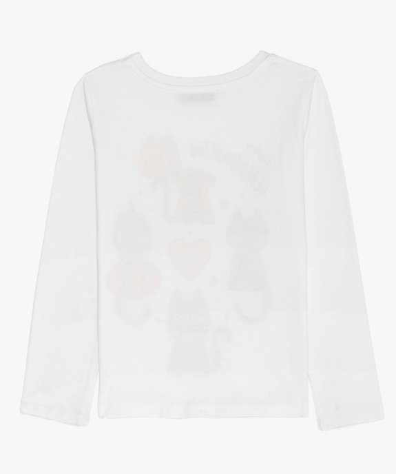 Tee-shirt fille avec motif Halloween vue2 - GEMO (ENFANT) - GEMO