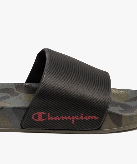 Mules de piscine homme avec bandeau en mousse et semelle imprimée - Champion vue6 - CHAMPION USA - GEMO