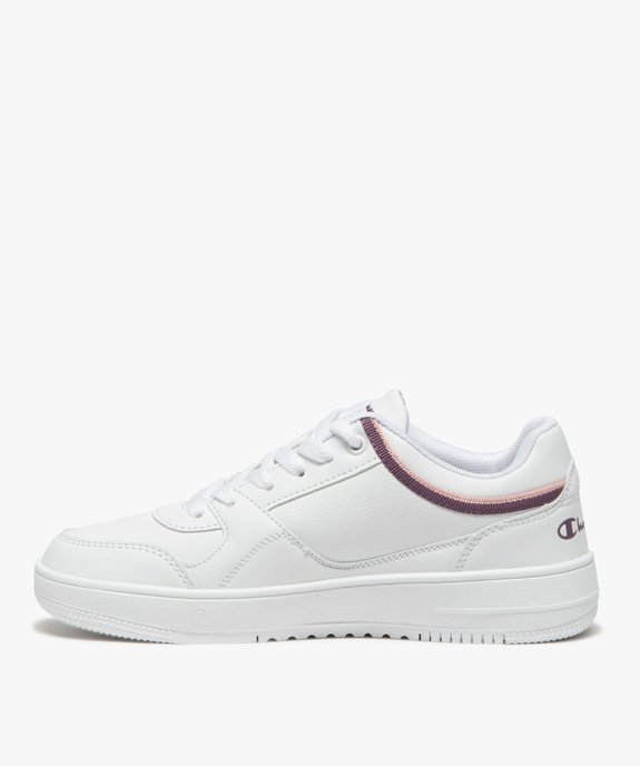 Baskets femme unies à lacets – Champion Rebound vue3 - CHAMPION USA - GEMO