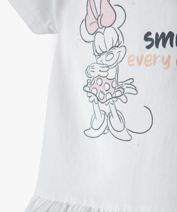 Tee-shirt bébé fille avec motif Minnie – Disney vue2 - DISNEY DTR - GEMO