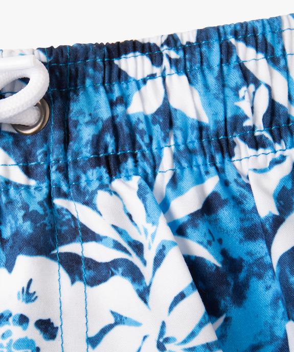 Short de bain garçon avec imprimé tropical vue2 - GEMO 4G GARCON - GEMO