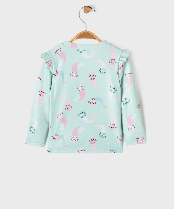 Pull court rayé avec col polo et décolleté V femme vue8 - GEMO(FEMME PAP) - GEMO