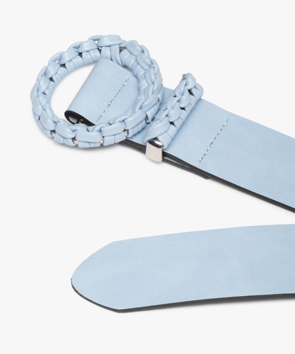 Ceinture femme large à grosse boucle ronde vue2 - GEMO (ACCESS) - GEMO