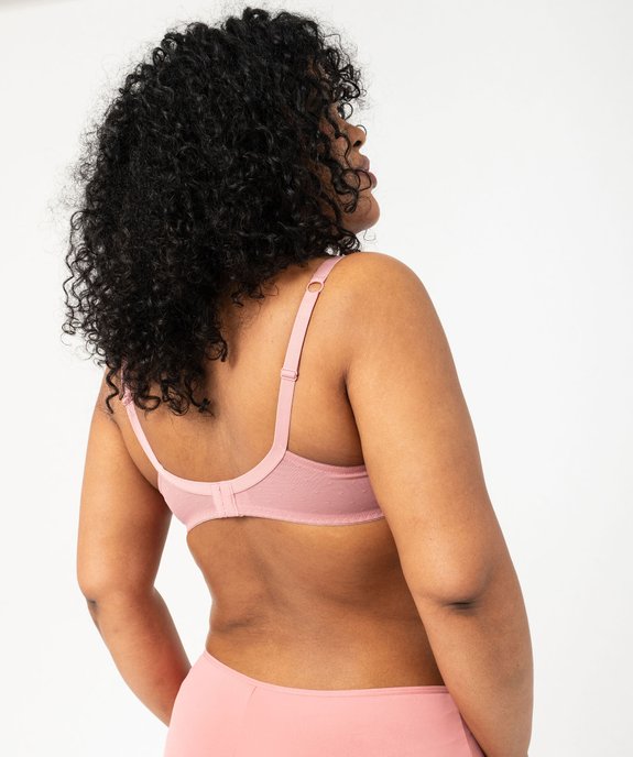 Soutien-gorge grande taille à armatures et coques fines  vue2 - GEMO(HOMWR FEM) - GEMO