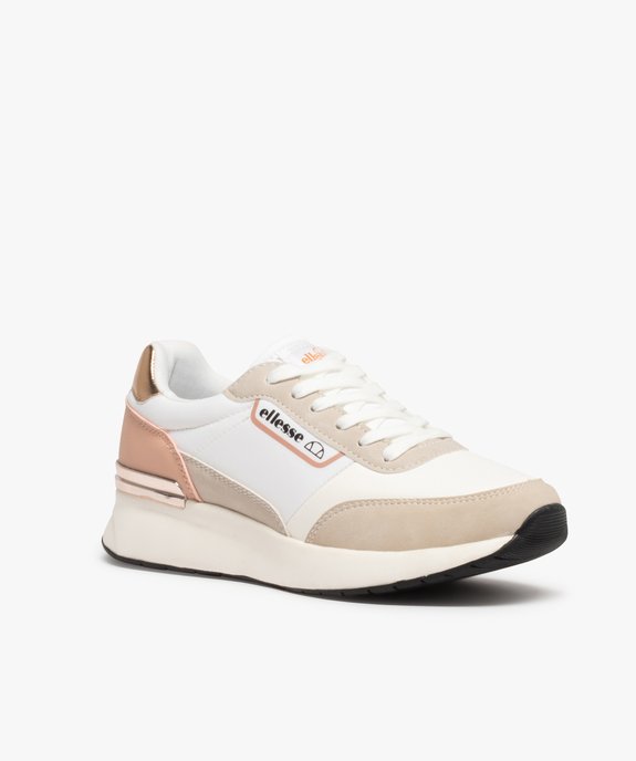 Baskets femme multi-matières à lacets - Ellesse vue2 - ELLESSE - GEMO
