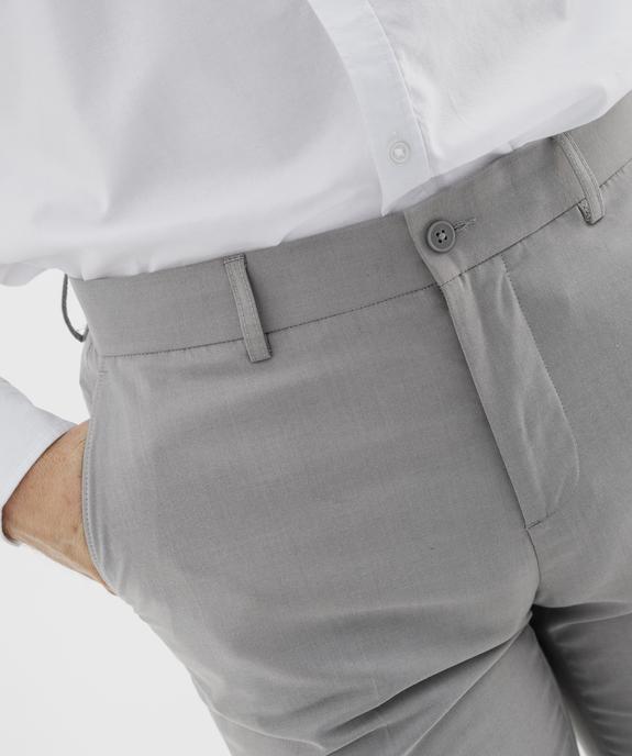 Pantalon de costume coupe slim en toile extensible homme vue2 - GEMO 4G HOMME - GEMO