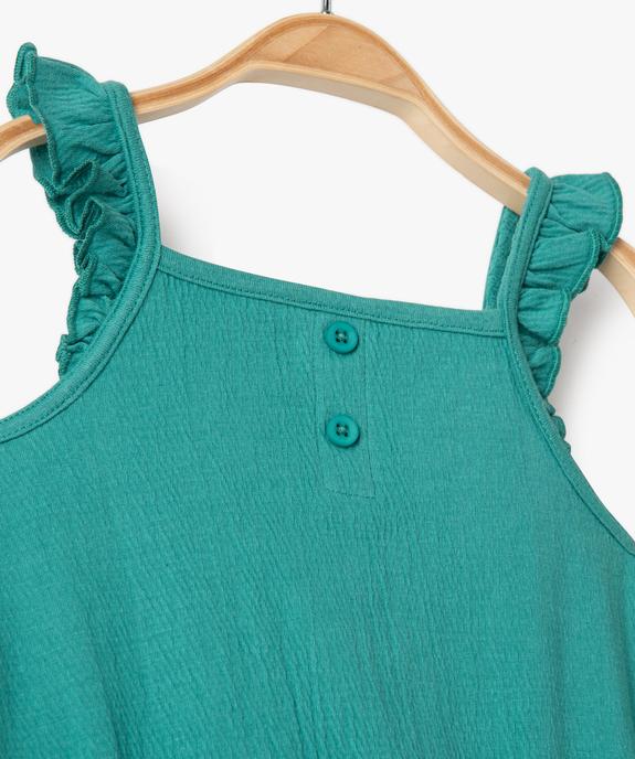 Débardeur bébé fille avec bretelles à volants vue2 - GEMO(BEBE DEBT) - GEMO