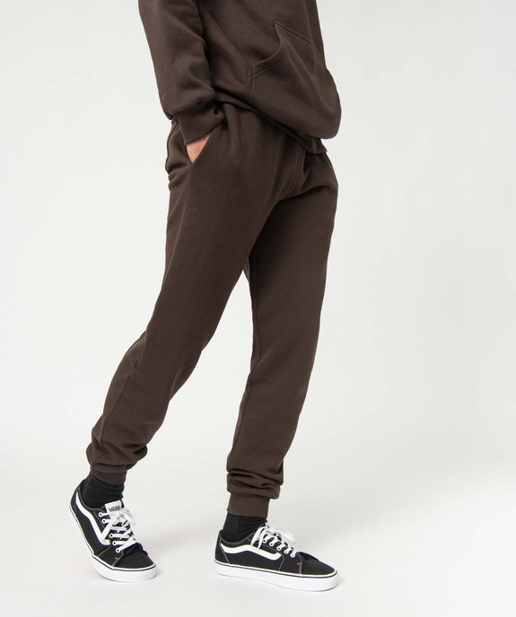 Pantalon de jogging molletonné homme vue1 - GEMO 4G HOMME - GEMO
