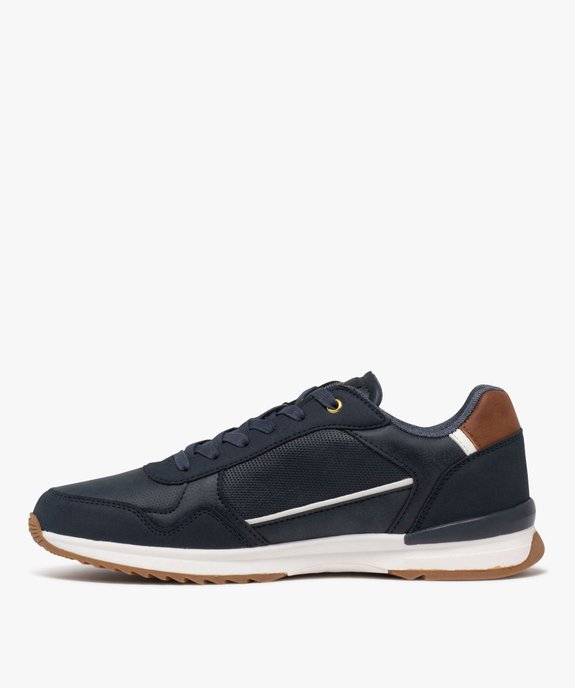 Baskets basses à semelle contrastante homme - Lee Cooper vue4 - LEE COOPER - GEMO