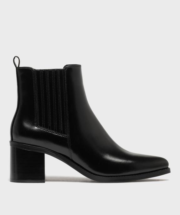 Boots santiags à talon et bout pointu femme vue1 - FOLLOW ME G4G - GEMO
