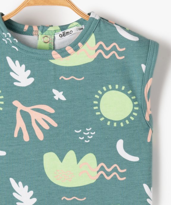 Ensemble bébé garçon 2 pièces : short + débardeur imprimé vue2 - GEMO(BEBE DEBT) - GEMO