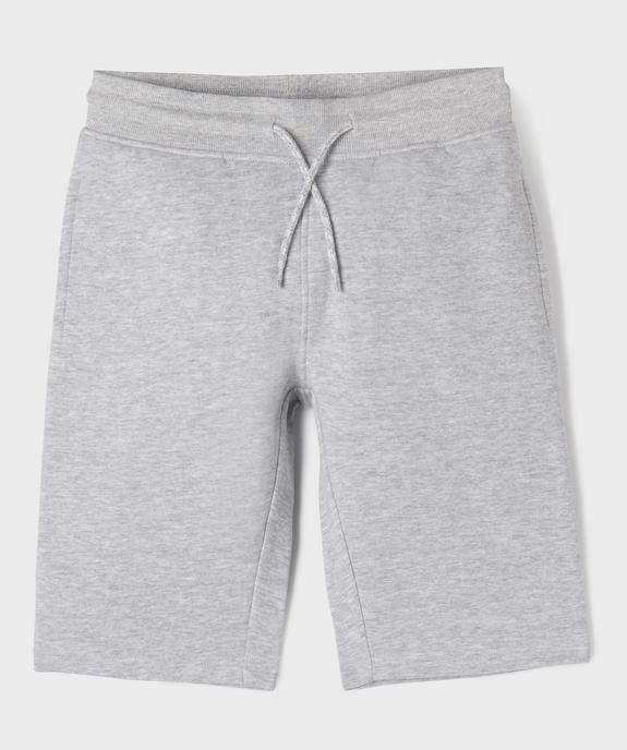 Bermuda en maille intérieur doux garçon vue1 - GEMO 4G GARCON - GEMO