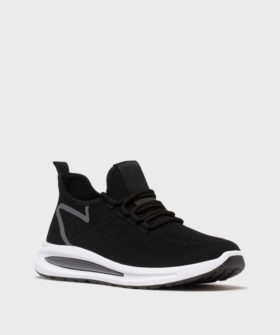 Baskets basses en mesh sans coutures homme vue2 - 5 MILES - GEMO