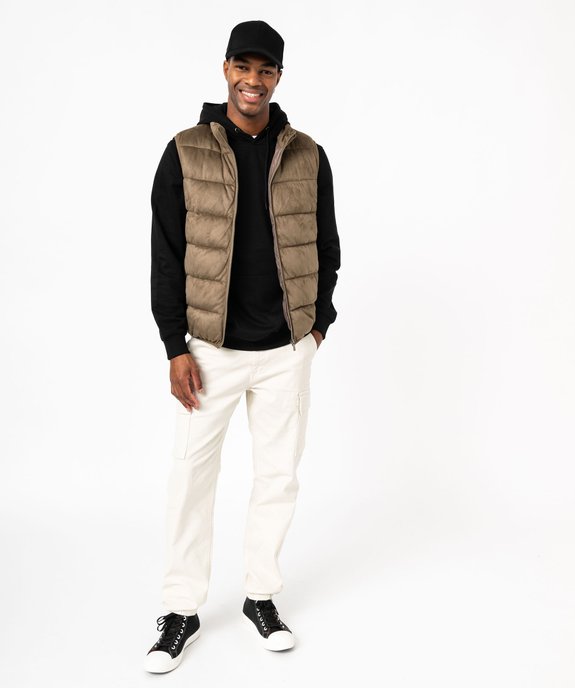 Pantalon cargo coupe Straight homme vue5 - GEMO 4G HOMME - GEMO