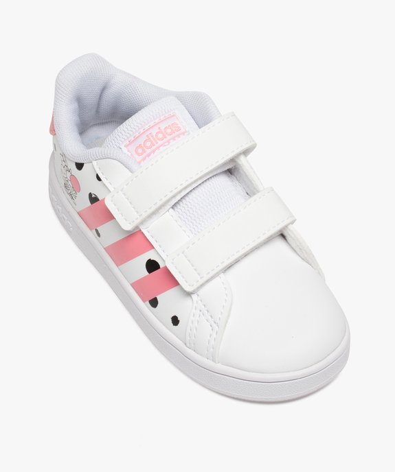 Tennis fille à scratch imprimées Minnie - Adidas vue5 - ADIDAS - GEMO