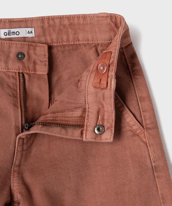 Bermuda skater multipoche en coton garçon vue2 - GEMO 4G GARCON - GEMO