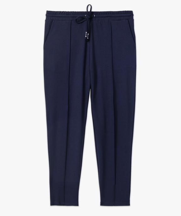 Pantalon femme grande taille avec couture sur l’avant  vue4 - GEMO (G TAILLE) - GEMO