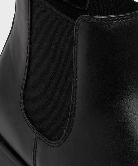 Boots Chelsea bout carré homme - Mario Baldano vue6 - MARIO BALDANO - GEMO