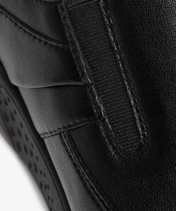 Mocassins homme confort dessus cuir uni vue6 - GEMO (CONFORT) - GEMO