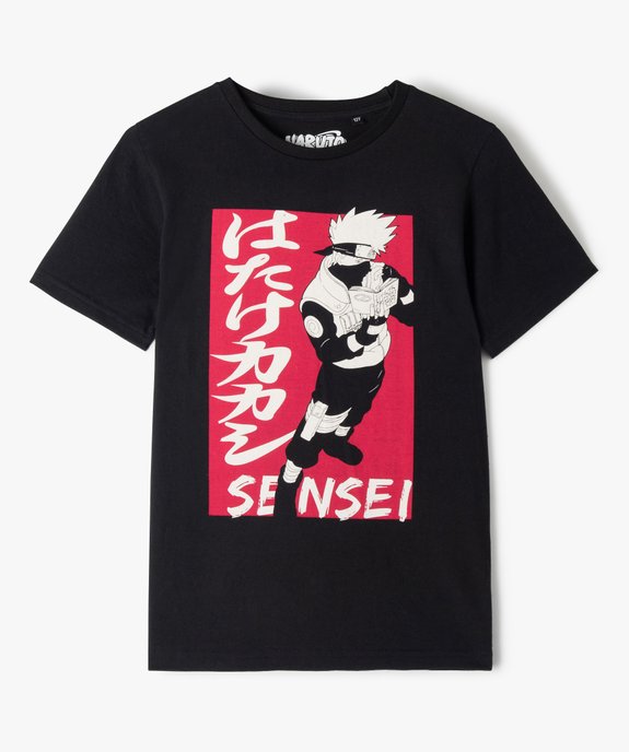 Tee-shirt garçon imprimé Kakashi - Naruto vue2 - NARUTO - GEMO