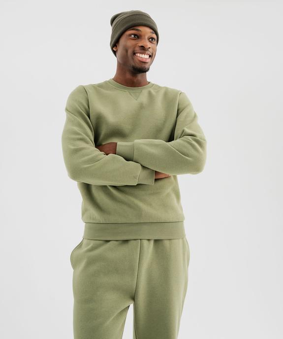 Sweat en molleton doux homme vue1 - GEMO 4G HOMME - GEMO