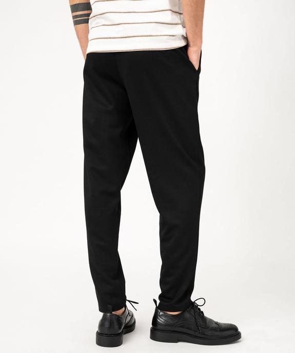 Pantalon en maille avec ceinture ajustable homme vue3 - GEMO (HOMME) - GEMO