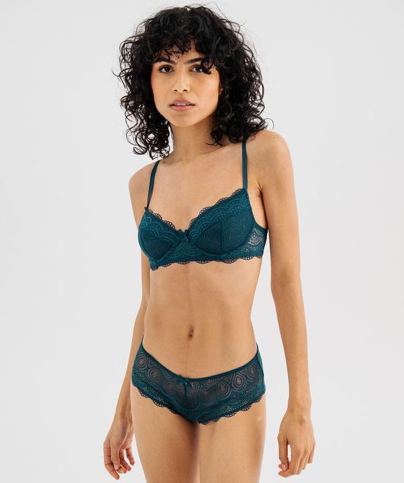 Shorty en dentelle et tulle femme (lot de 2) vue3 - GEMO(HOMWR FEM) - GEMO