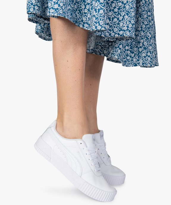 Baskets femme dessus cuir à lacets - Puma Carina L vue1 - PUMA - GEMO